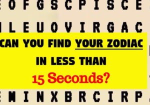 Only Creative People Can Find Their Zodiac In Less Than 15 Seconds